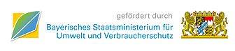 Logo "Gefördert durch das Bayerische Staatsministerium für Umwelt und Verbraucherschutz